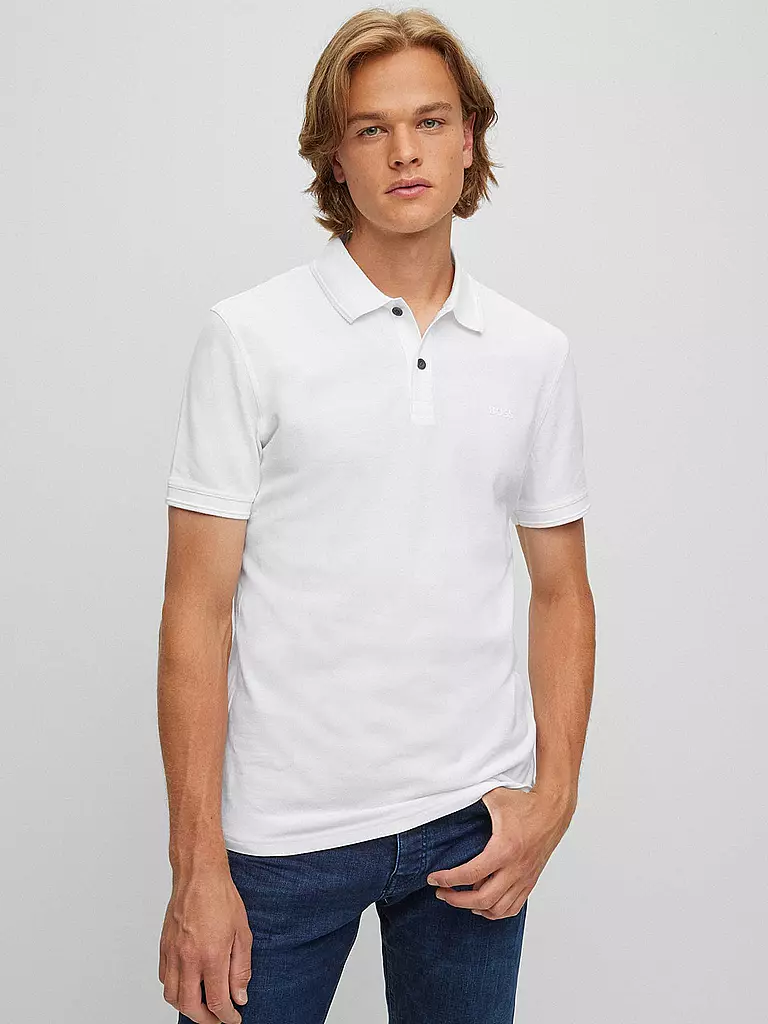 BOSS | Polo Regular Fit PRIME | Bianco