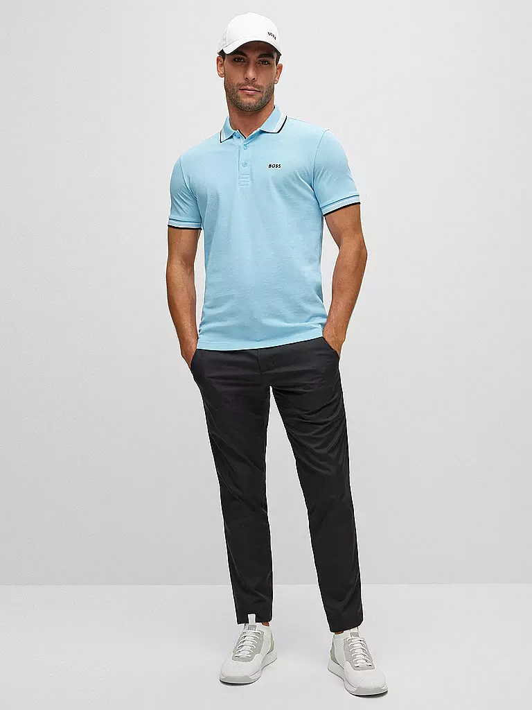 BOSS | Poloshirt Modern Fit PADDY | Blu chiaro