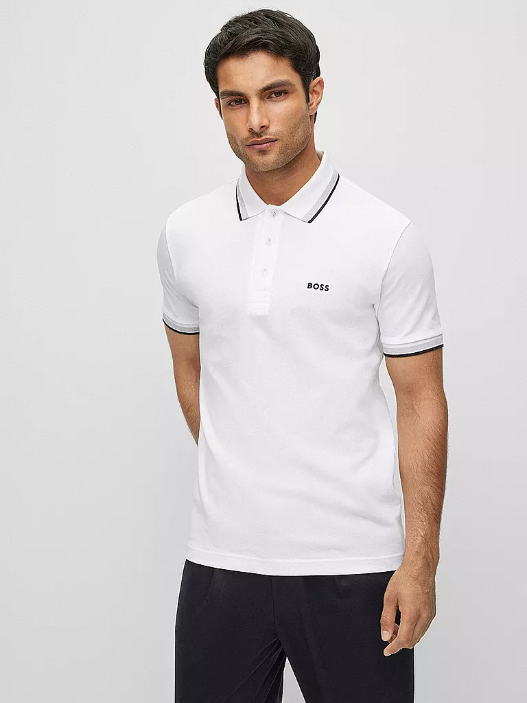 BOSS | Poloshirt Modern Fit Paddy | Bianco