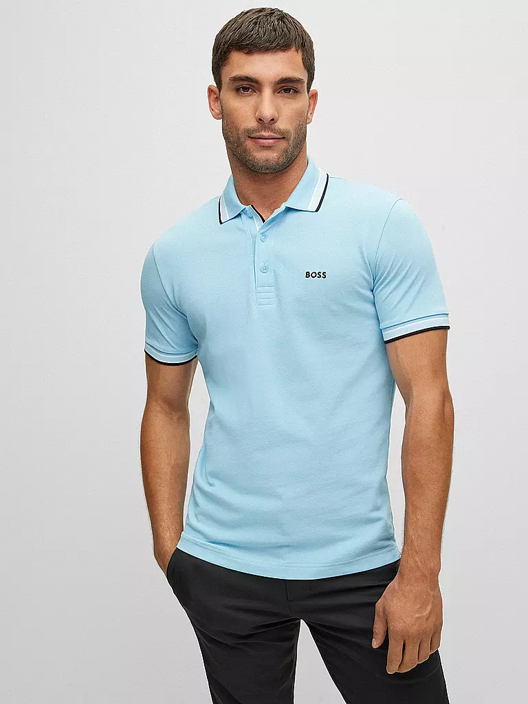 BOSS | Poloshirt Modern Fit PADDY | Blu chiaro