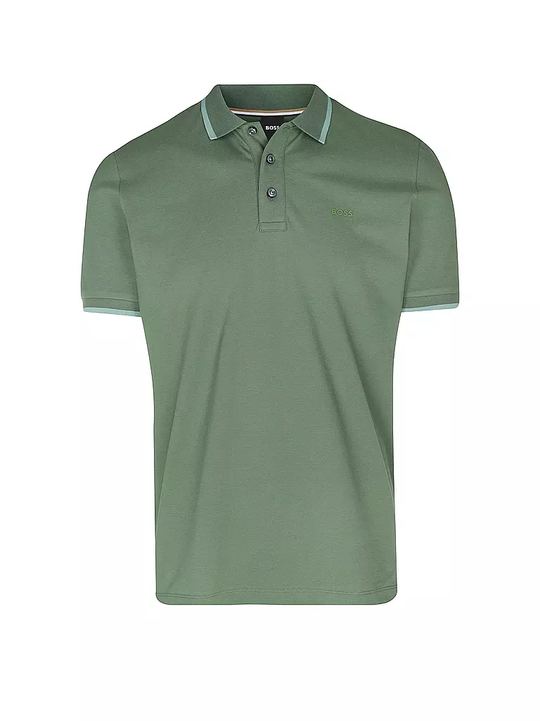 BOSS | Poloshirt PARLAY 190 | Verde scuro