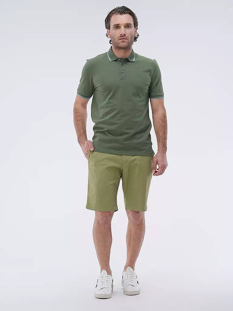 BOSS | Poloshirt PARLAY 190 | Verde scuro