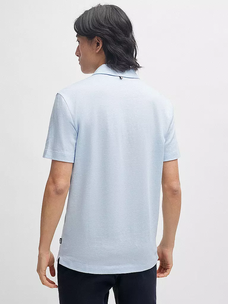 BOSS | Poloshirt Regular FIt PRESS | Blu chiaro