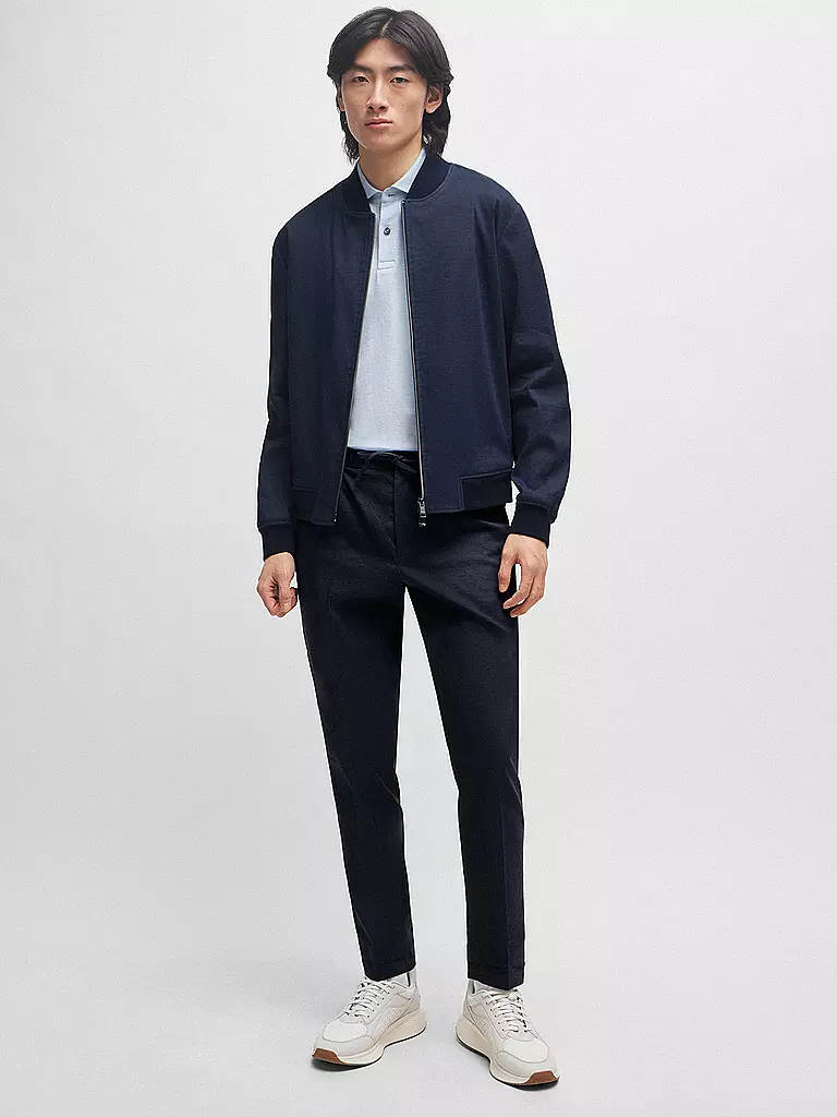 BOSS | Poloshirt Regular FIt PRESS | Blu chiaro