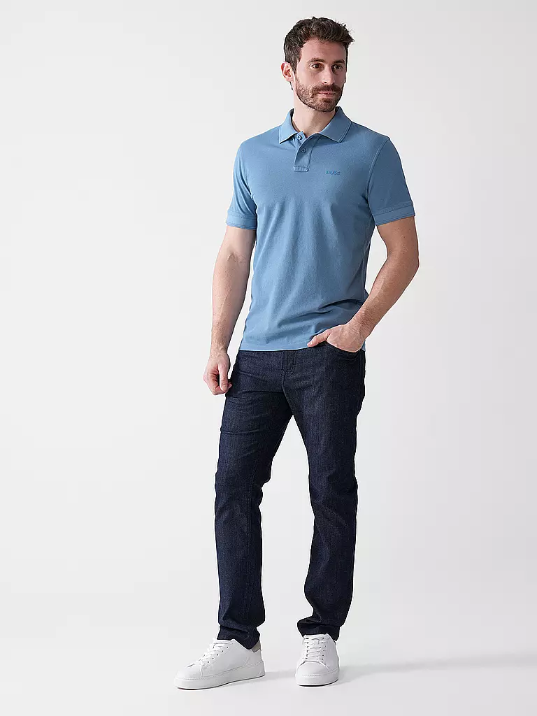 BOSS | Poloshirt Regular Fit PRIME | Blu chiaro
