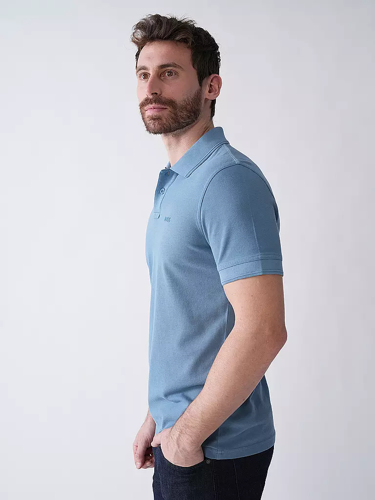 BOSS | Poloshirt Regular Fit PRIME | Blu chiaro