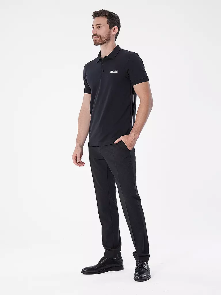 BOSS | Poloshirt Slim Fit PAULE | Blu scuro