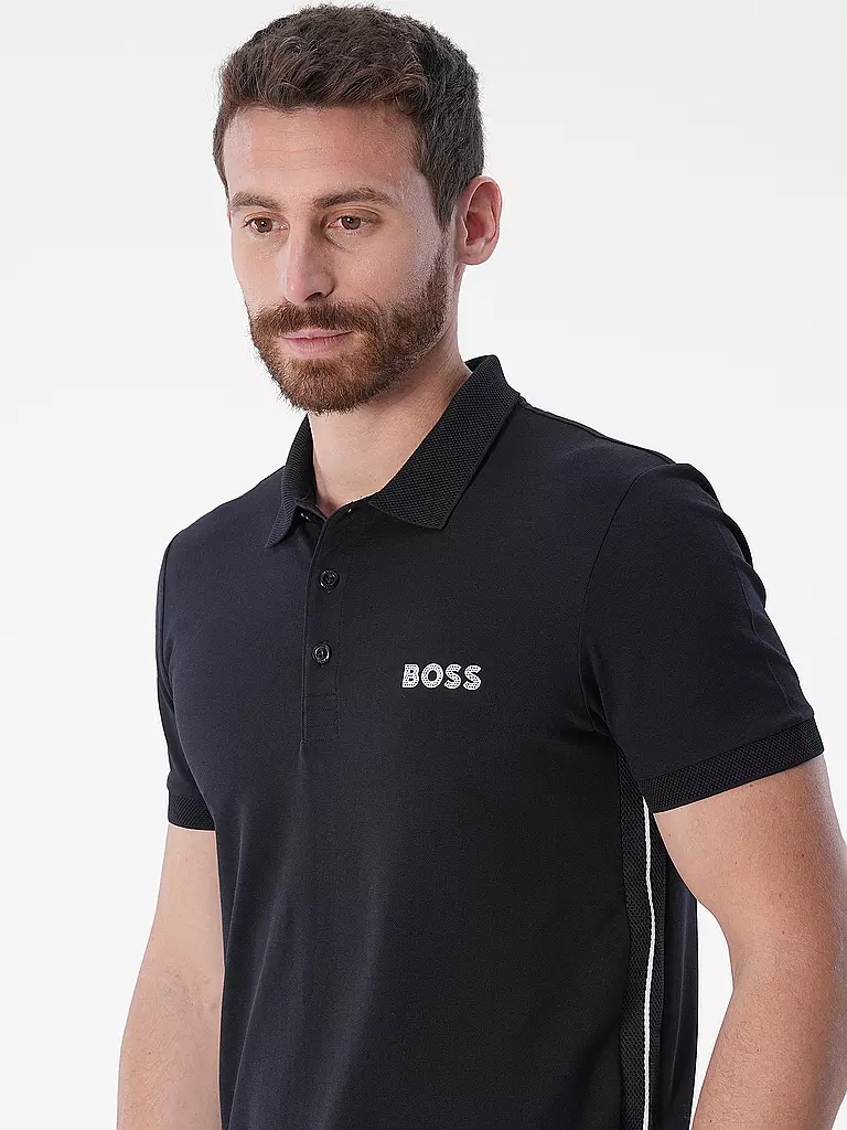 BOSS | Poloshirt Slim Fit PAULE | Blu scuro