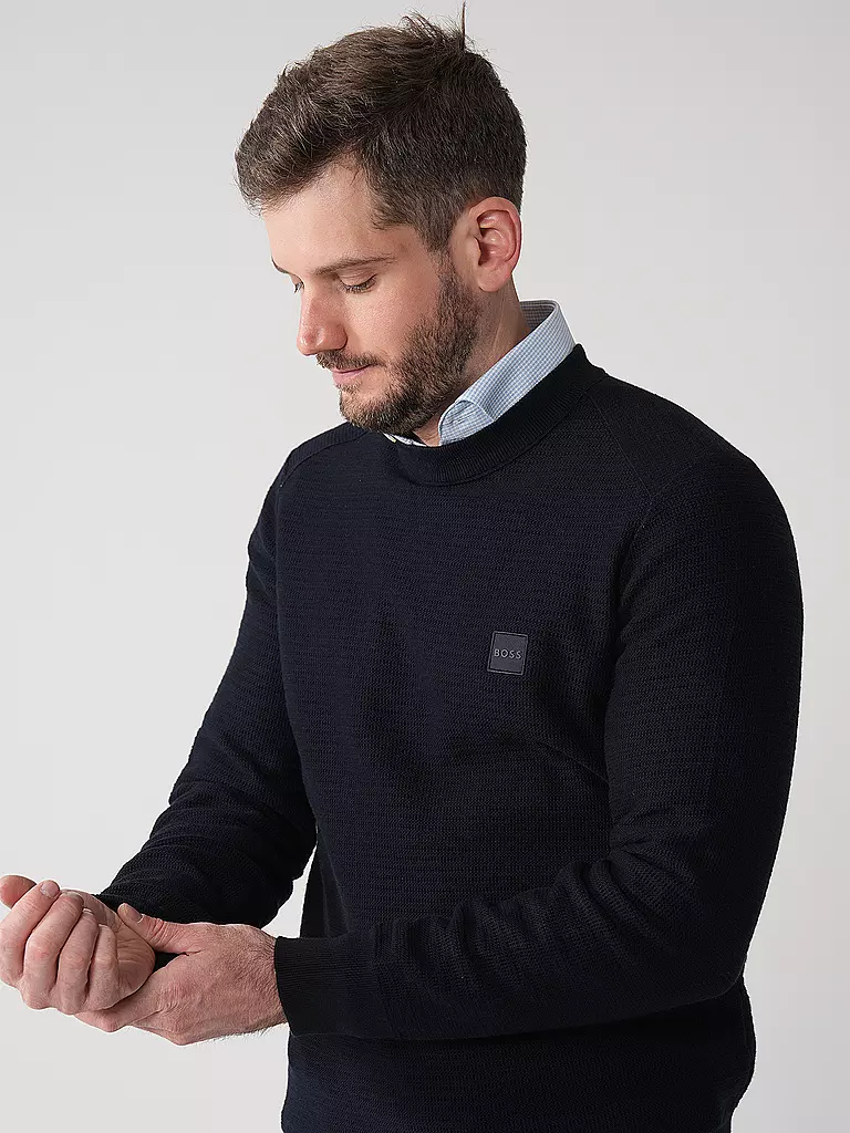 BOSS | Prodotto: Pullover ANION | Blu