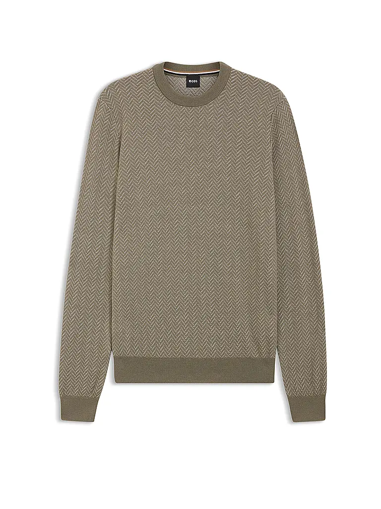 BOSS | Pullover H-HABITO | Oliva