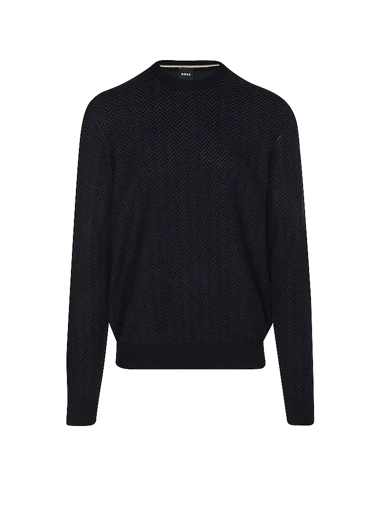 BOSS | Pullover H-HABITO | Blu scuro