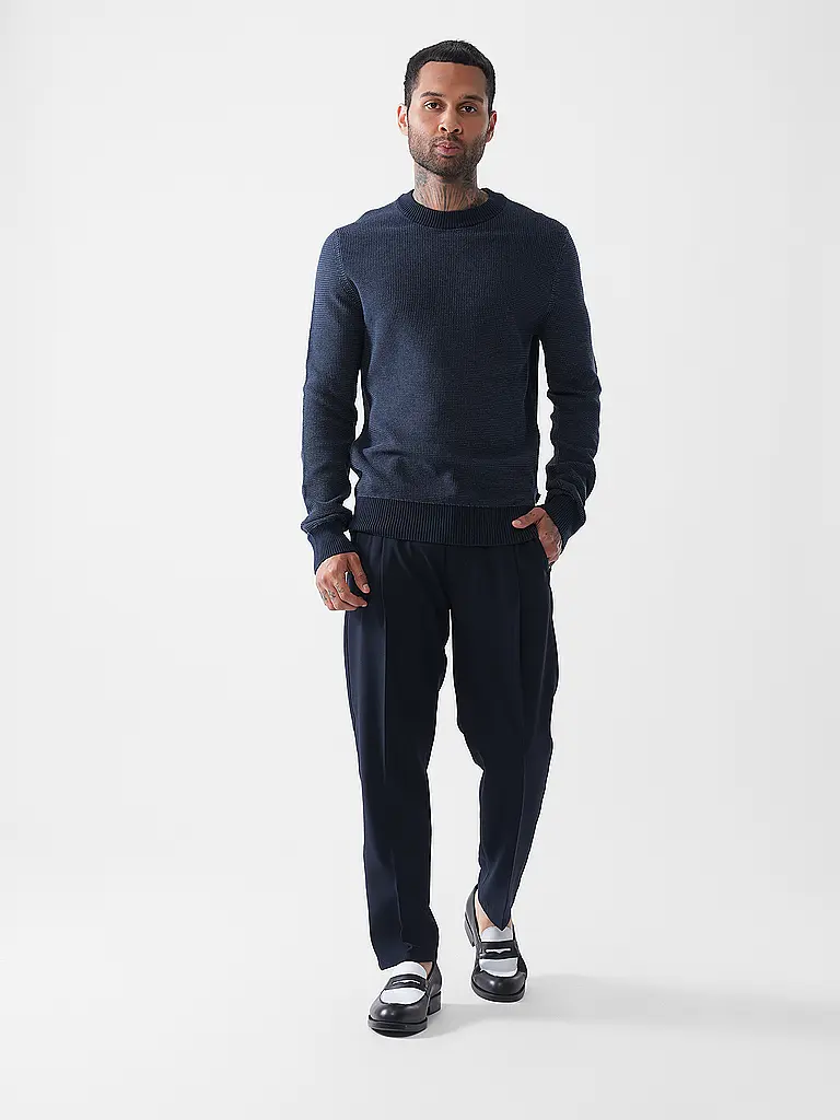 BOSS | Pullover KLAPOK | Blu scuro