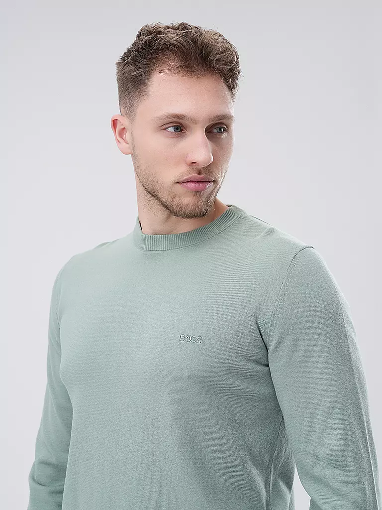 BOSS | Pullover Regular Fit PACAS-L  | Verde chiaro