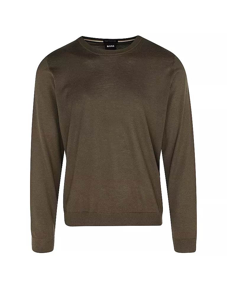 BOSS | Pullover Slim Fit LENO-P | Oliva