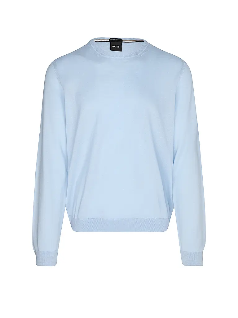 BOSS | Pullover Slim Fit LENO-P | Blu chiaro