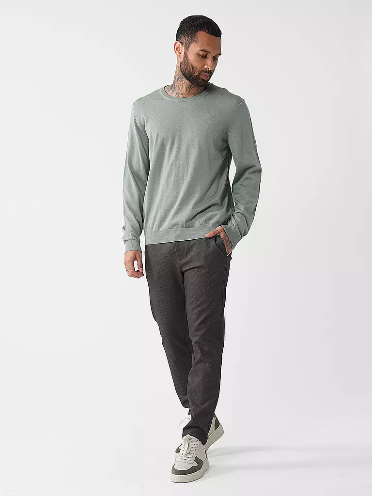 BOSS | Pullover Slim Fit LENO-P | Verde chiaro