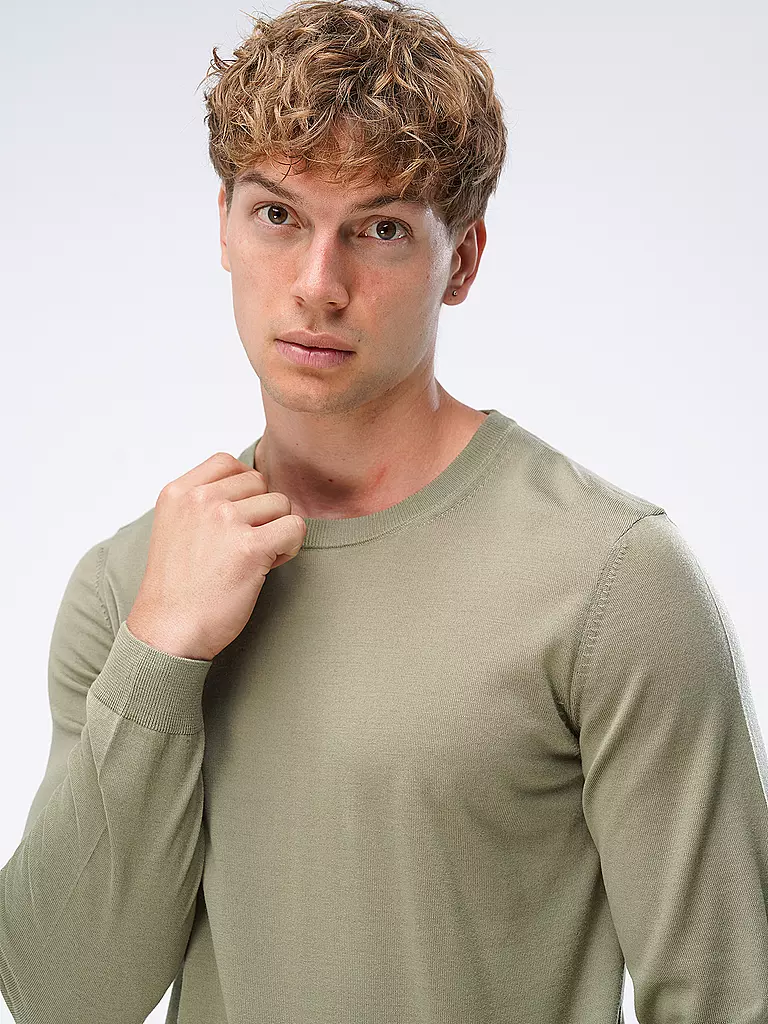 BOSS | Pullover Slim Fit LENO-P | Verde