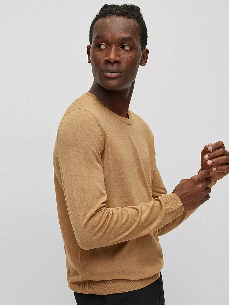BOSS | Pullover Slim Fit LENO-P | Cammello