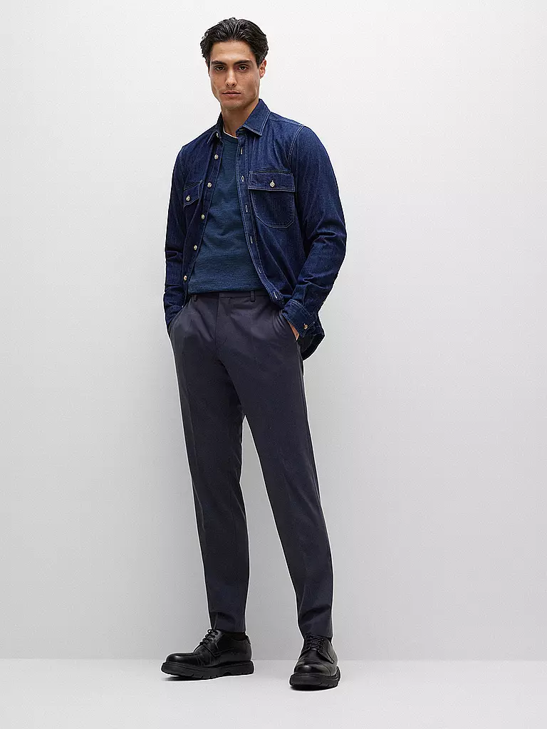 BOSS | Pullover Slim Fit LENO-P | Blu