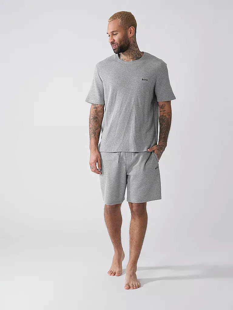 BOSS | Pyjamahose - Shorts | Grigio