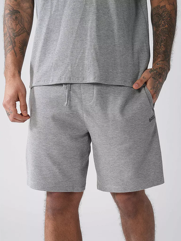 BOSS | Pyjamahose - Shorts | Grigio