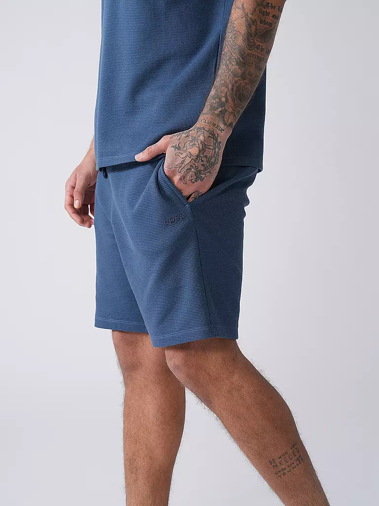 BOSS | Pyjamahose - Shorts | Blu