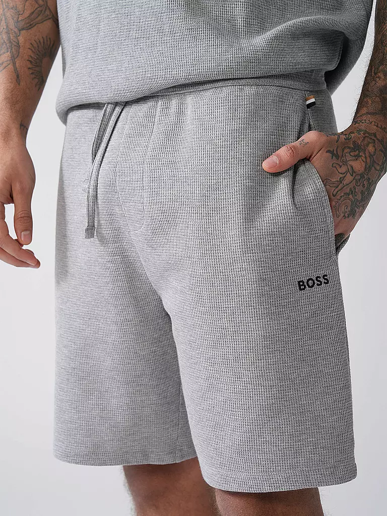 BOSS | Pyjamahose - Shorts | Grigio