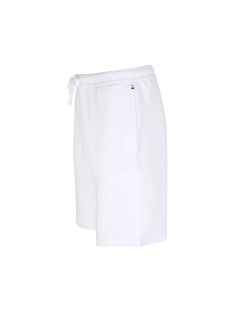 BOSS | Pyjamahose - Shorts | Bianco
