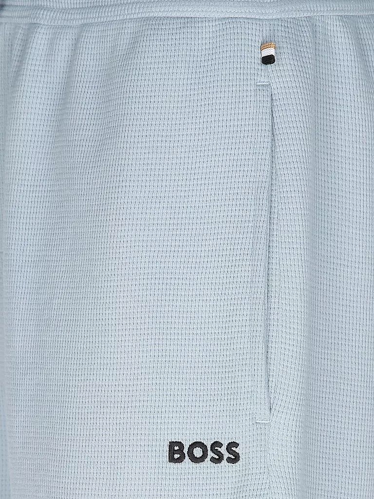 BOSS | Pyjamahose - Shorts | Blu chiaro
