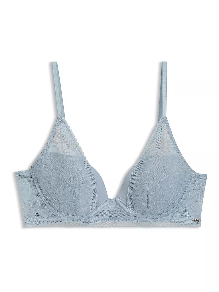 BOSS | Reggiseno con ferretto HALF PAD_PEONY LACE azzurro | 