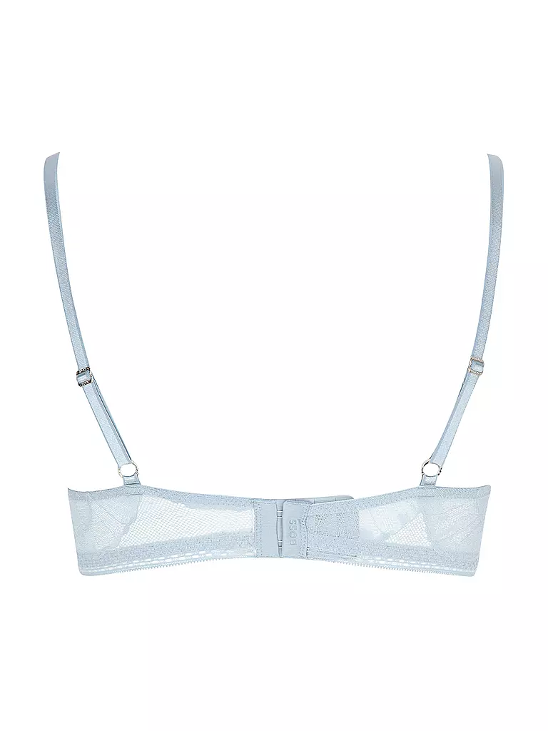 BOSS | Reggiseno con ferretto HALF PAD_PEONY LACE azzurro | Blu chiaro