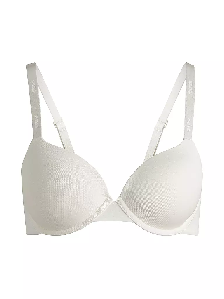 BOSS | Reggiseno con ferretto open white | Crema