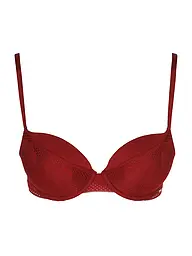 BOSS | Reggiseno push-up PEONY LACE | Rosso scuro