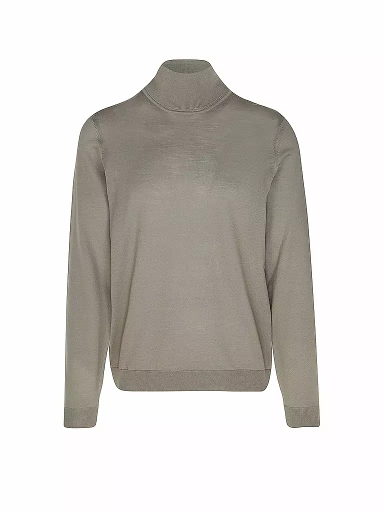 BOSS | Rollkragenpullover Slim Fit MUSSO | Verde