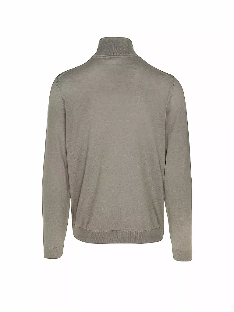 BOSS | Rollkragenpullover Slim Fit MUSSO | Verde