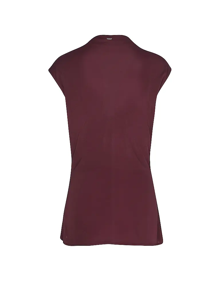 BOSS | Rollkragenshirt ELAMMA | Rosso scuro