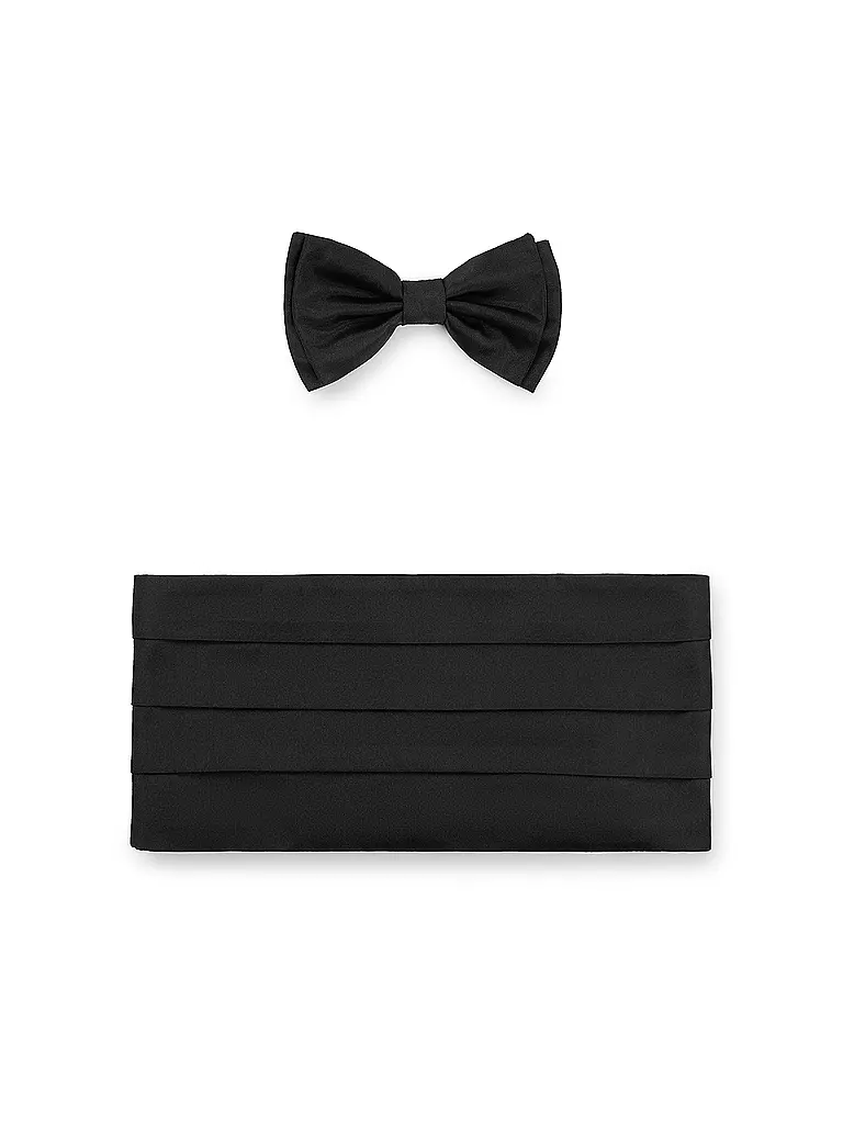 BOSS | Set regalo papillon e fascia da smoking, 2 pz. | Nero