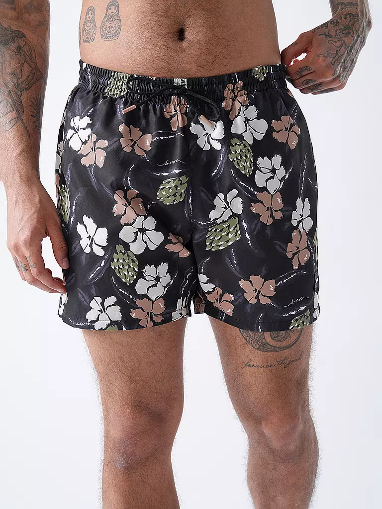 BOSS | Shorts da bagno PIRANHA | Nero