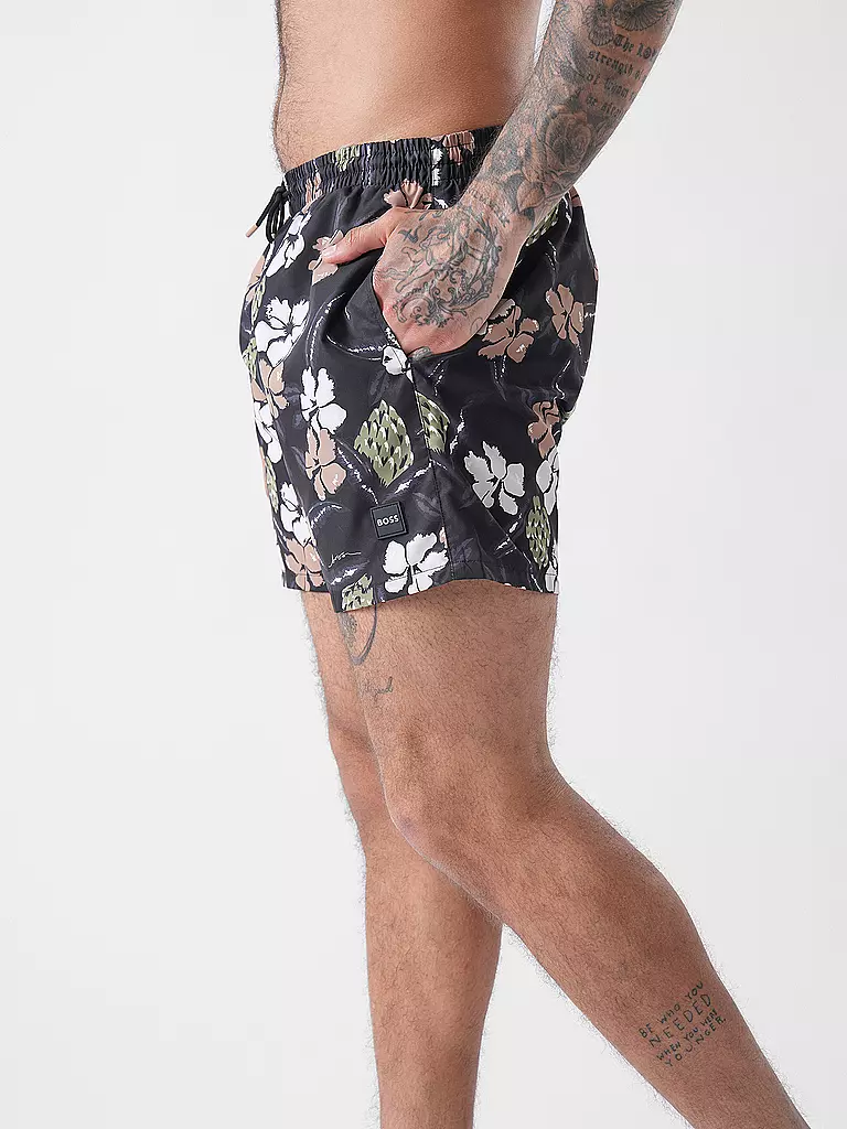 BOSS | Shorts da bagno PIRANHA | Nero