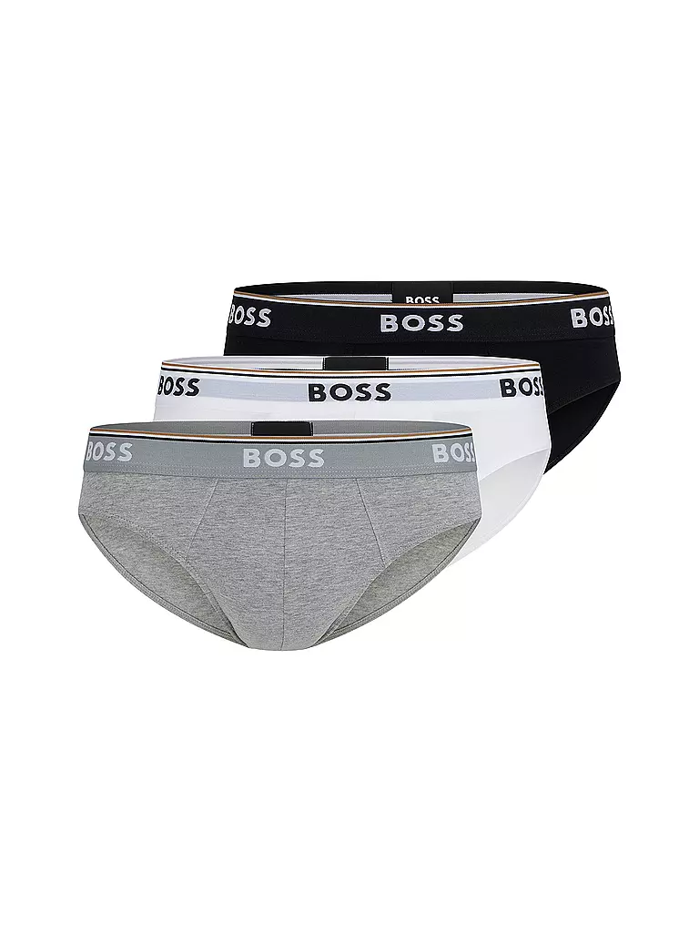 BOSS | Slip confezione da 3 bianco | Nero