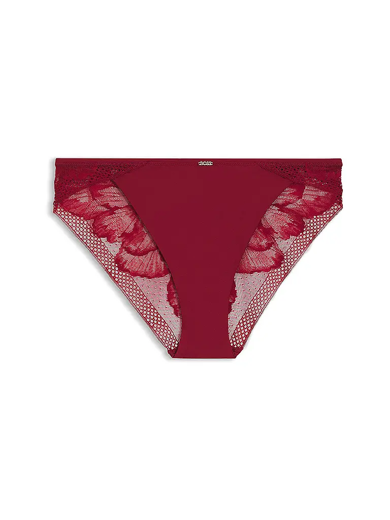 BOSS | Slip PEONY LACE rosso scuro | 