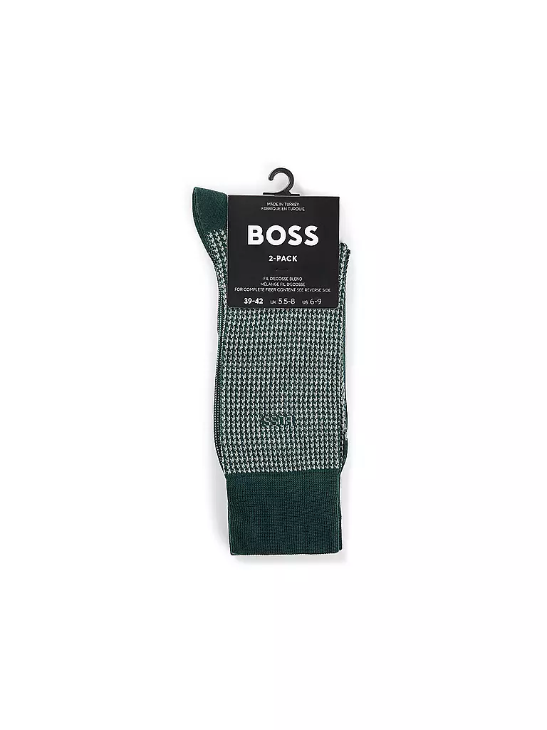 BOSS | Socken 2er Pkg. green | Verde scuro