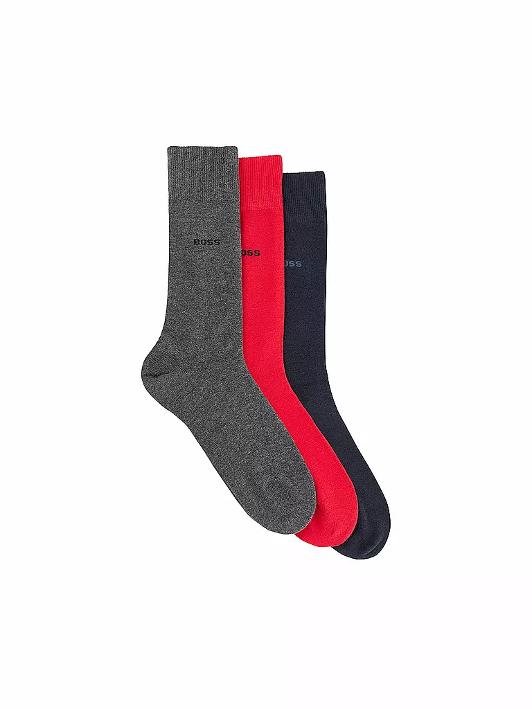 BOSS | Socken 3-er Pack open red | Rosso