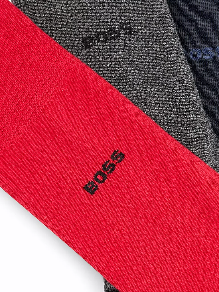 BOSS | Socken 3-er Pack open red | Rosso