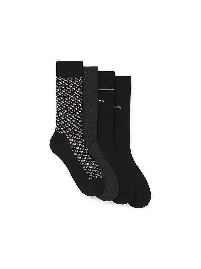 BOSS | Socken 4er Pkg. black | Nero