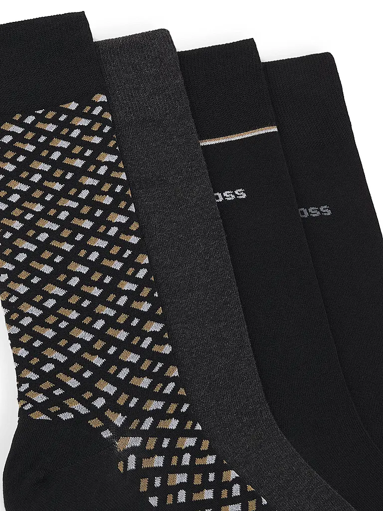 BOSS | Socken 4er Pkg. black |