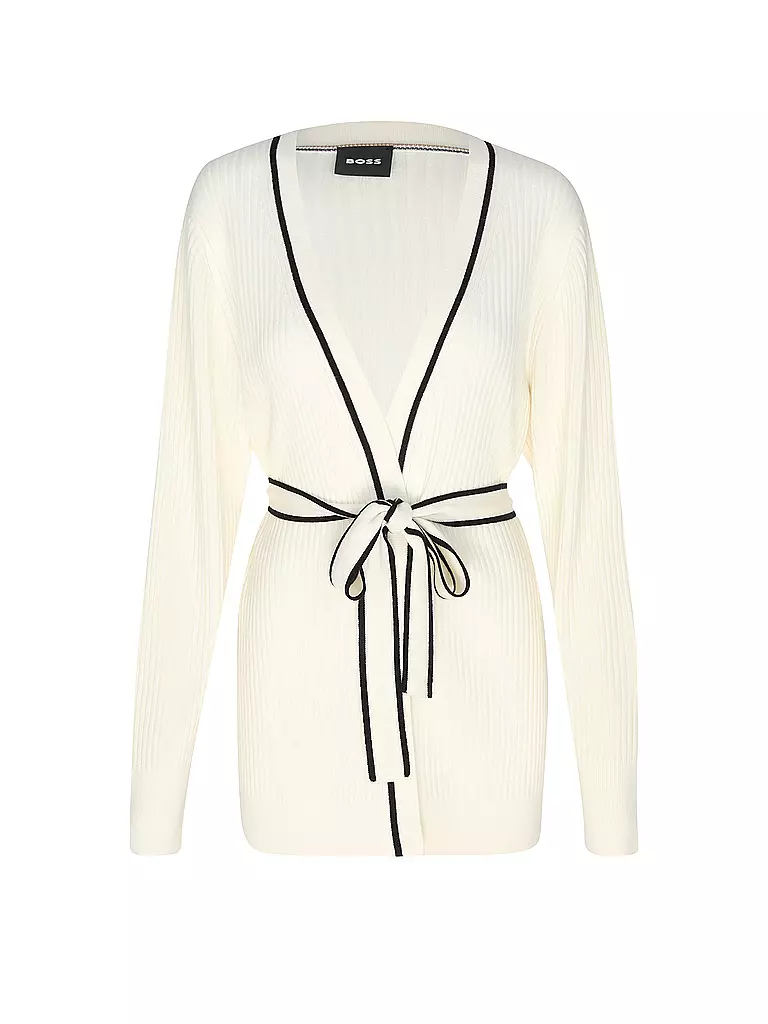 BOSS | Strickjacke | Bianco