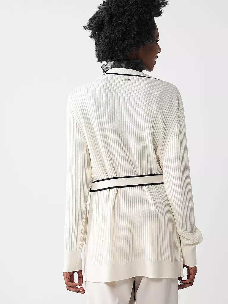 BOSS | Strickjacke | Bianco