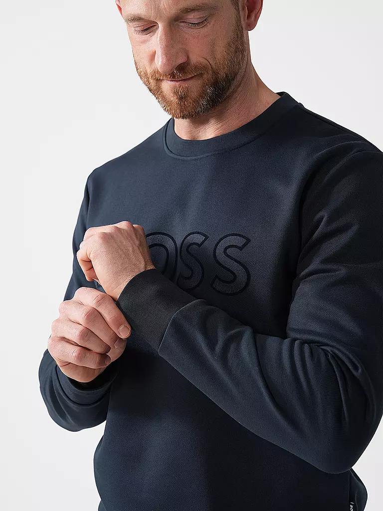 BOSS | Sweater SOLERI | Blu scuro