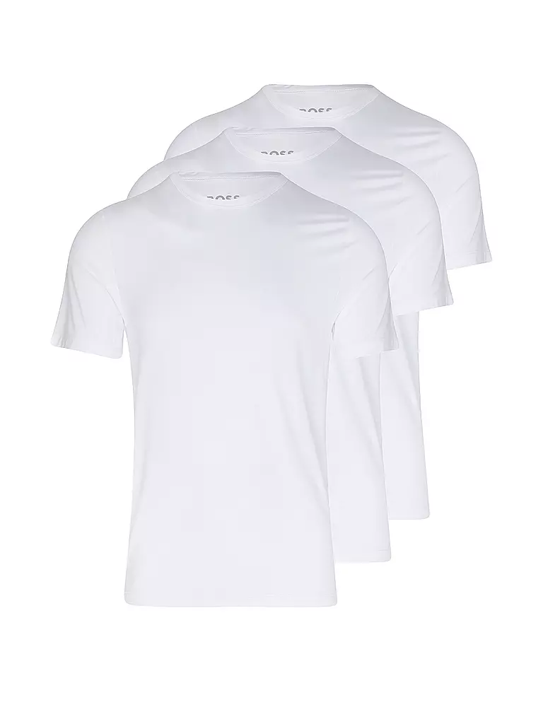 BOSS | T-shirt confezione da 3 bianco | Bianco